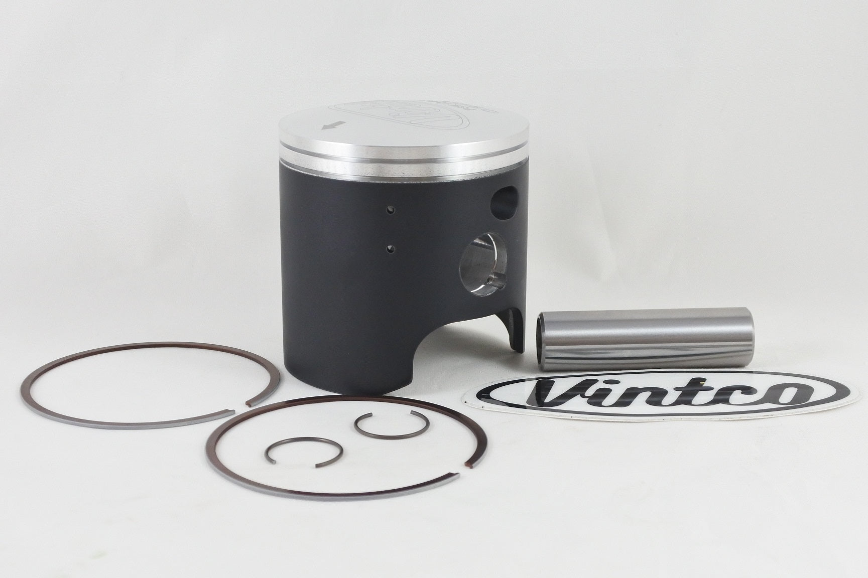 PISTON KIT 86-06 KAWASAKI KDX 200 66.5mm 0.5mm OVER VINTCO PSK12-0.5