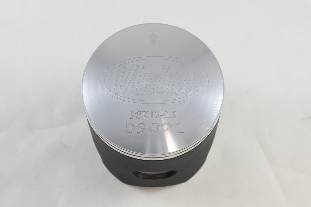 PISTON KIT 86-06 KAWASAKI KDX 200 66.5mm 0.5mm OVER VINTCO PSK12-0.5