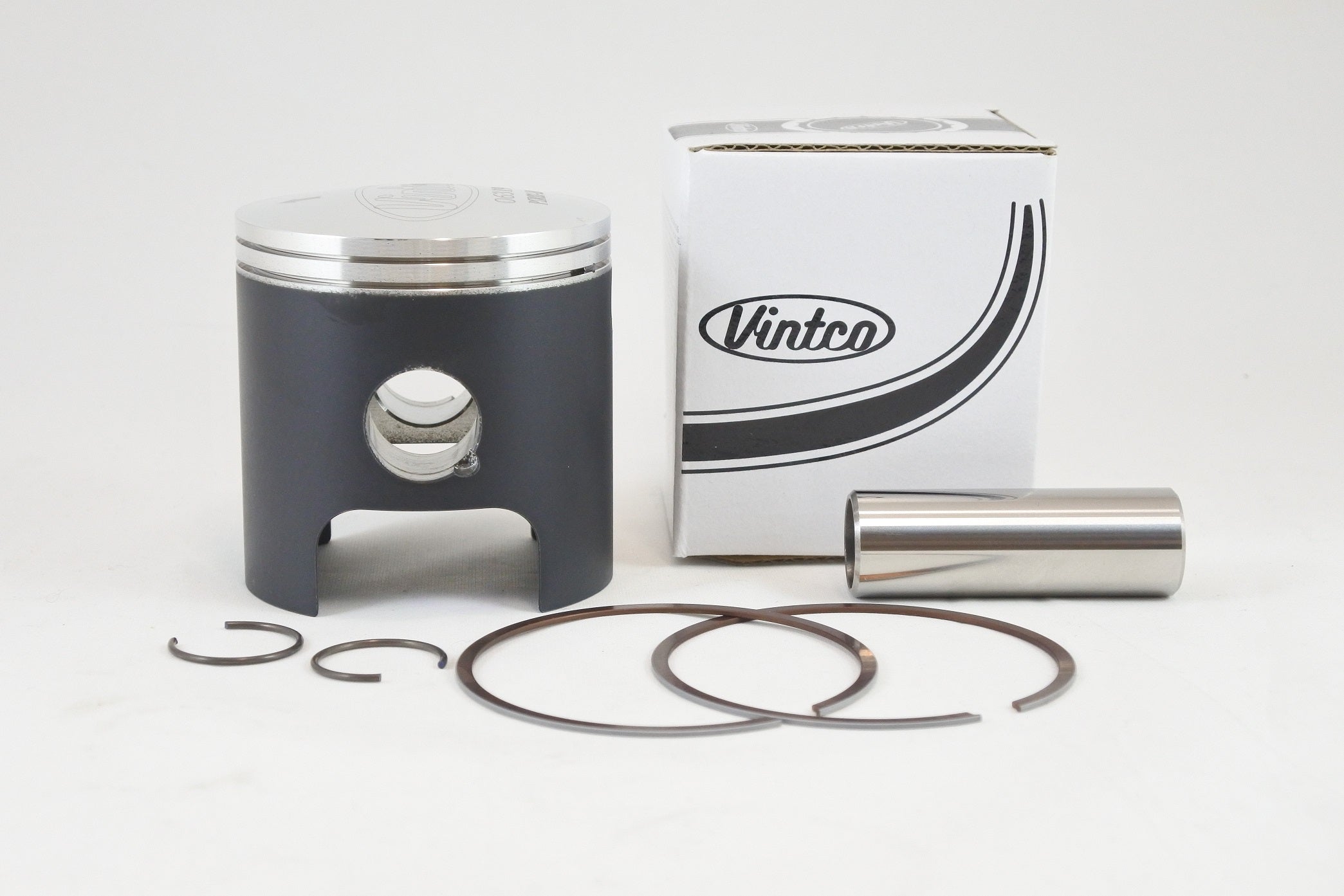 PISTON KIT 74-81 CAN AM SWM 175 MX TNT QUALIFIER 63.0mm 1.0mm OVER VINTCO PSR02-1.0