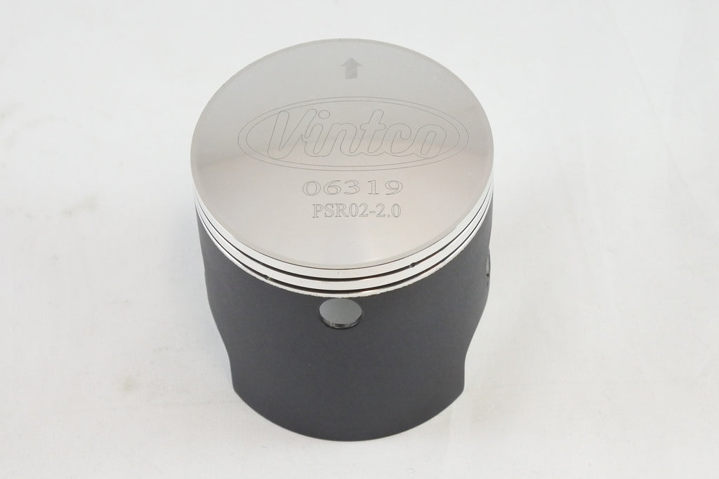 PISTON KIT 74-81 CAN AM SWM MX TNT QUALIFIER 175 64.0mm 2.0mm OVER VINTCO PSR02-2.0