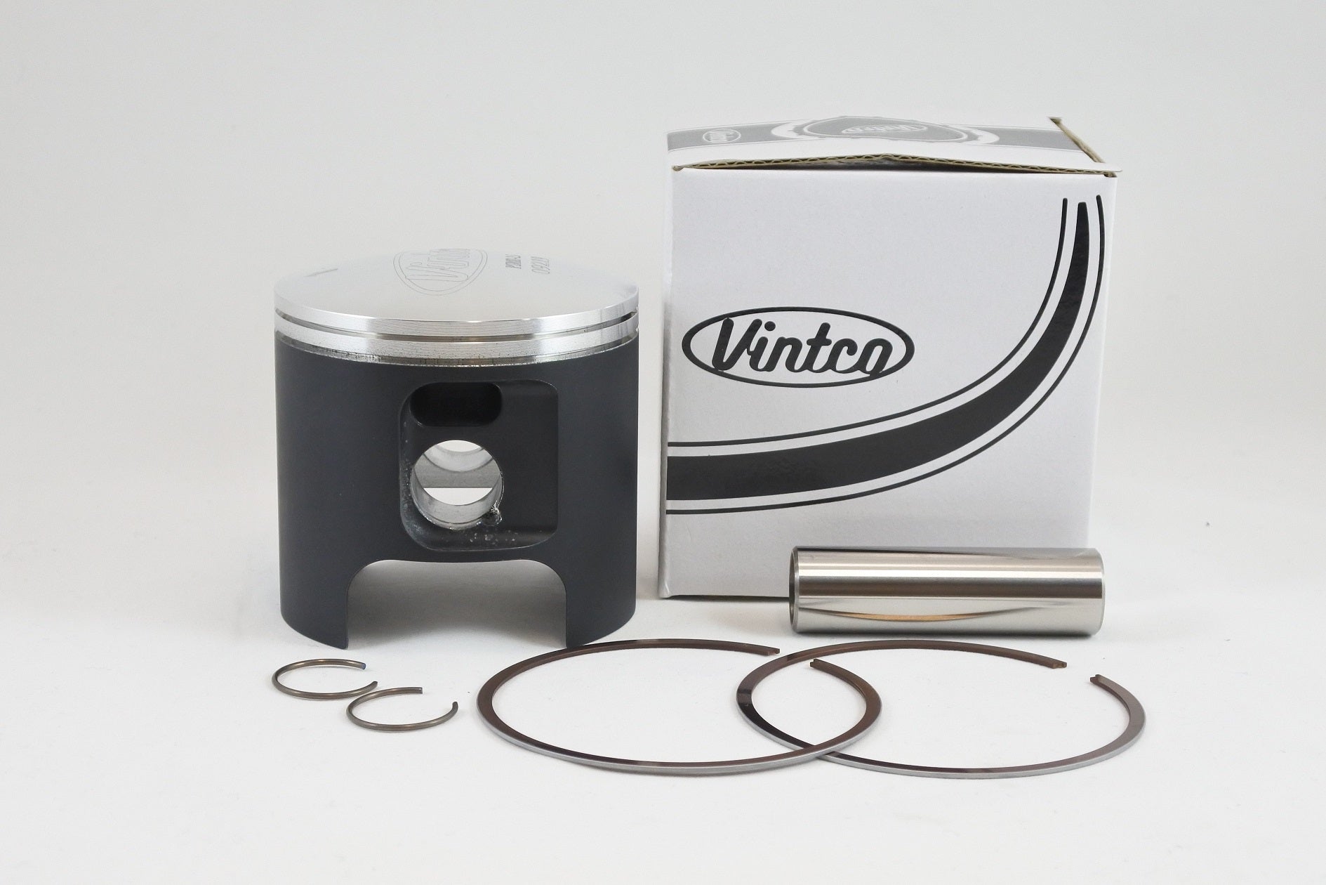 PISTON KIT 74-78 CAN AM SWM MX TNT QUALIFIER 250 75.5mm OVER VINTCO PSR03-1.5