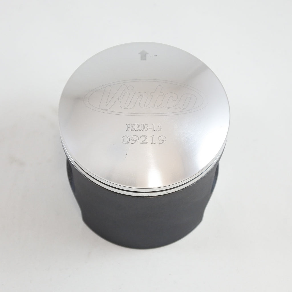 PISTON KIT 74-78 CAN AM SWM MX TNT QUALIFIER 250 75.5mm OVER VINTCO PSR03-1.5
