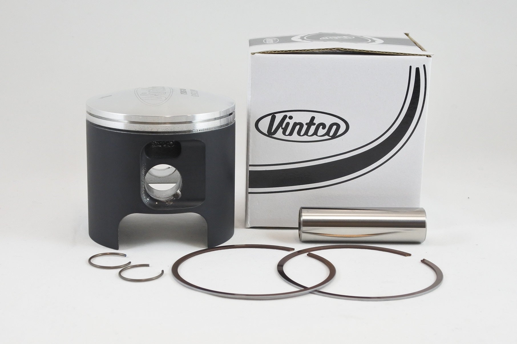 PISTON KIT 74-78 CAN AM SWM MX TNT QUALIFIER 250 76.0mm 2.0mm OVER VINTCO PSR03-2.0