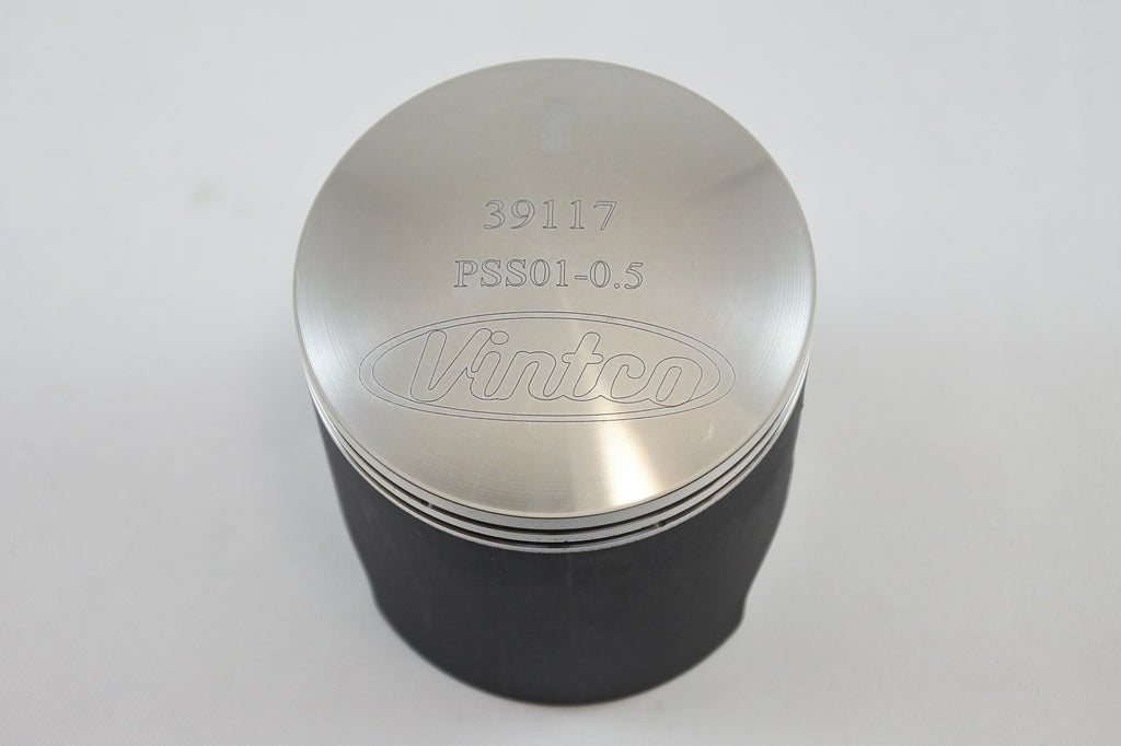 PISTON KIT 77-80 SUZUKI RM 125 54.5mm 0.5mm OVER VINTCO PSS01-0.5
