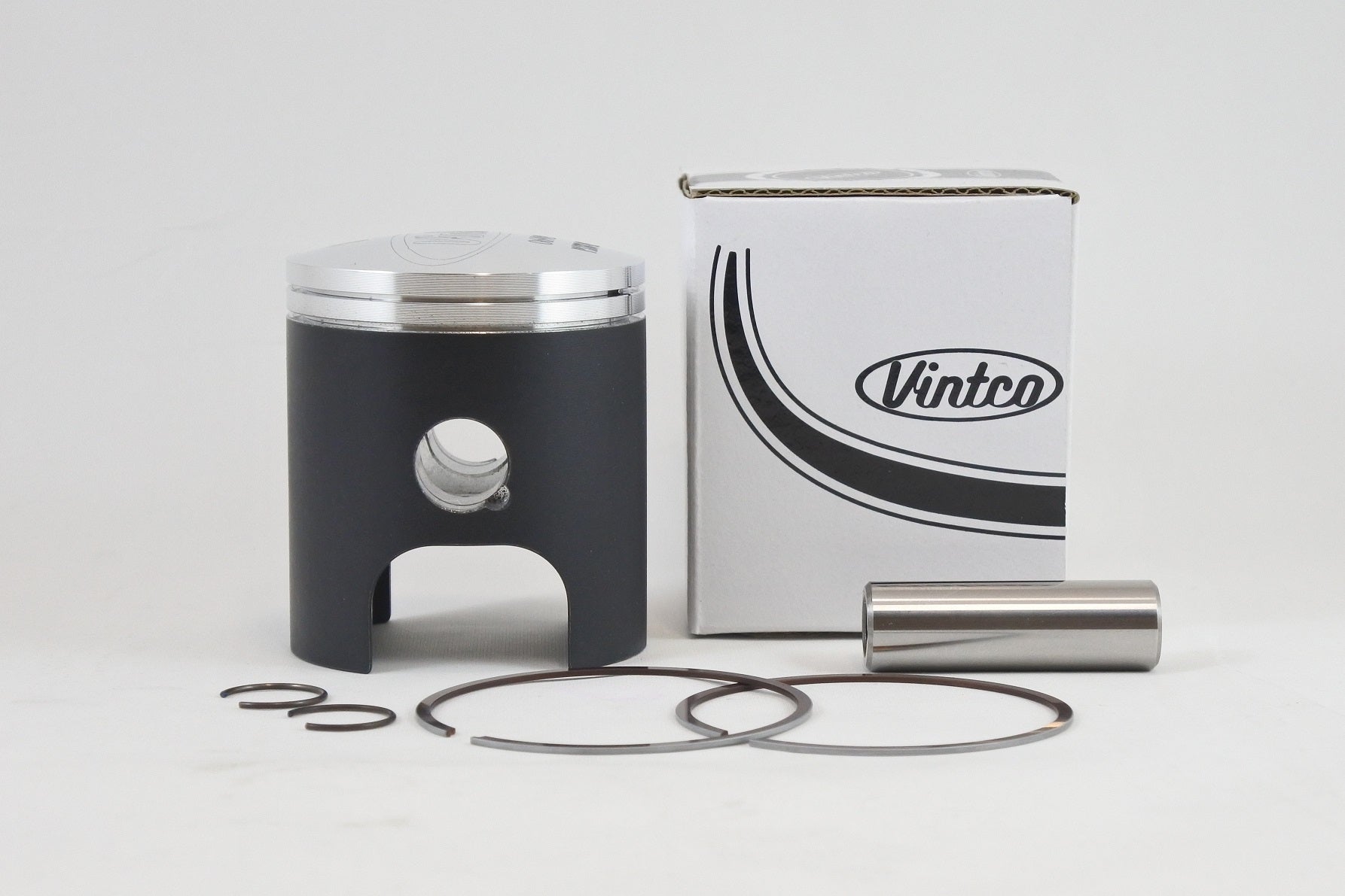 PISTON KIT 71-81 SUZUKI RV TC DS TS 125 56.5mm +0.5mm OVER VINTCO PSS07-0.5