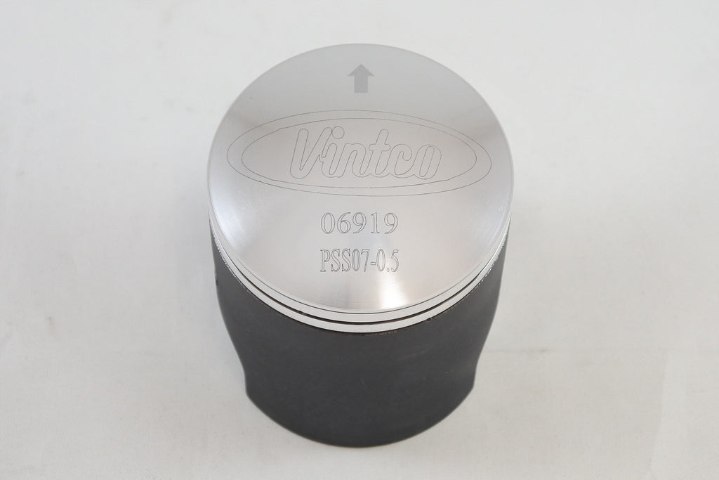 PISTON KIT 71-81 SUZUKI RV TC DS TS 125 56.5mm +0.5mm OVER VINTCO PSS07-0.5