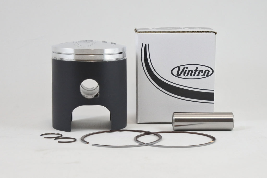 PISTON KIT 71-81 SUZUKI DS RV TC TS 125 57.0mm 1.0mm OVER VINTCO PSS07-1.0