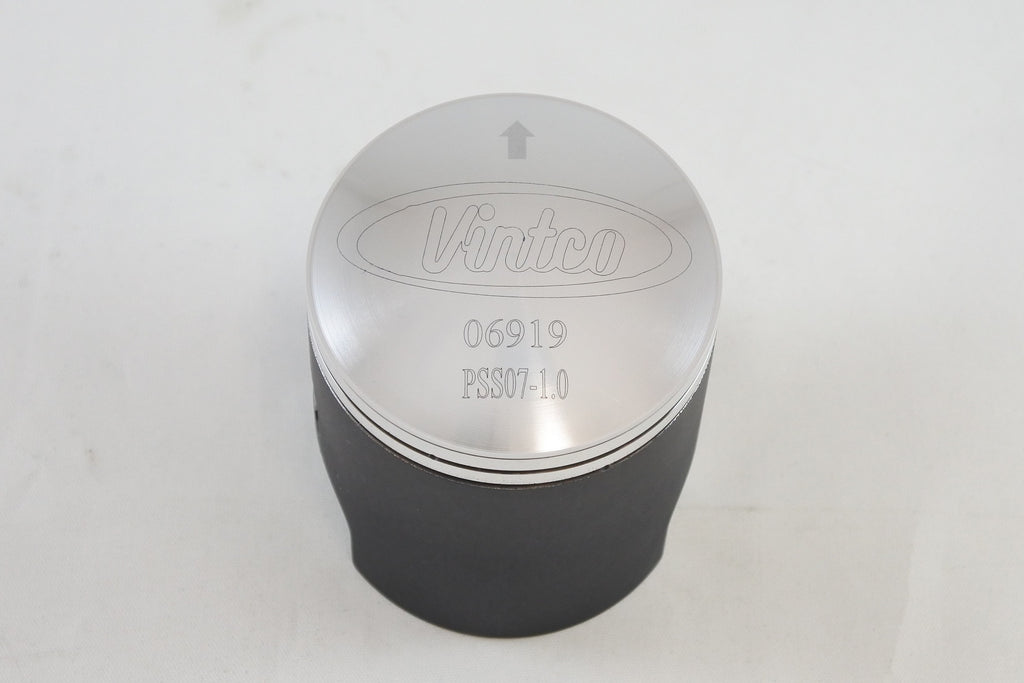 PISTON KIT 71-81 SUZUKI DS RV TC TS 125 57.0mm 1.0mm OVER VINTCO PSS07-1.0