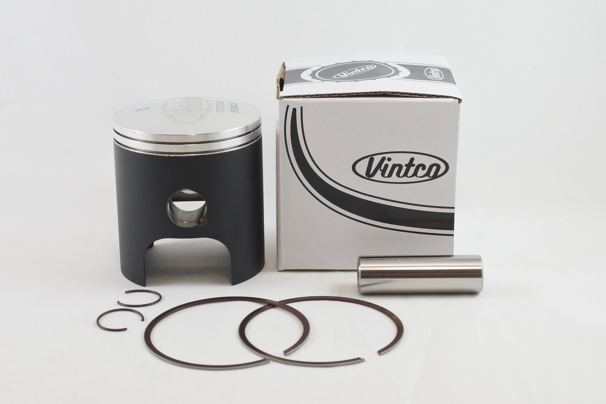 PISTON KIT 80-84 SUZUKI PE RS 175 64.0mm 2.0mm OVER VINTCO PSS08-2.0