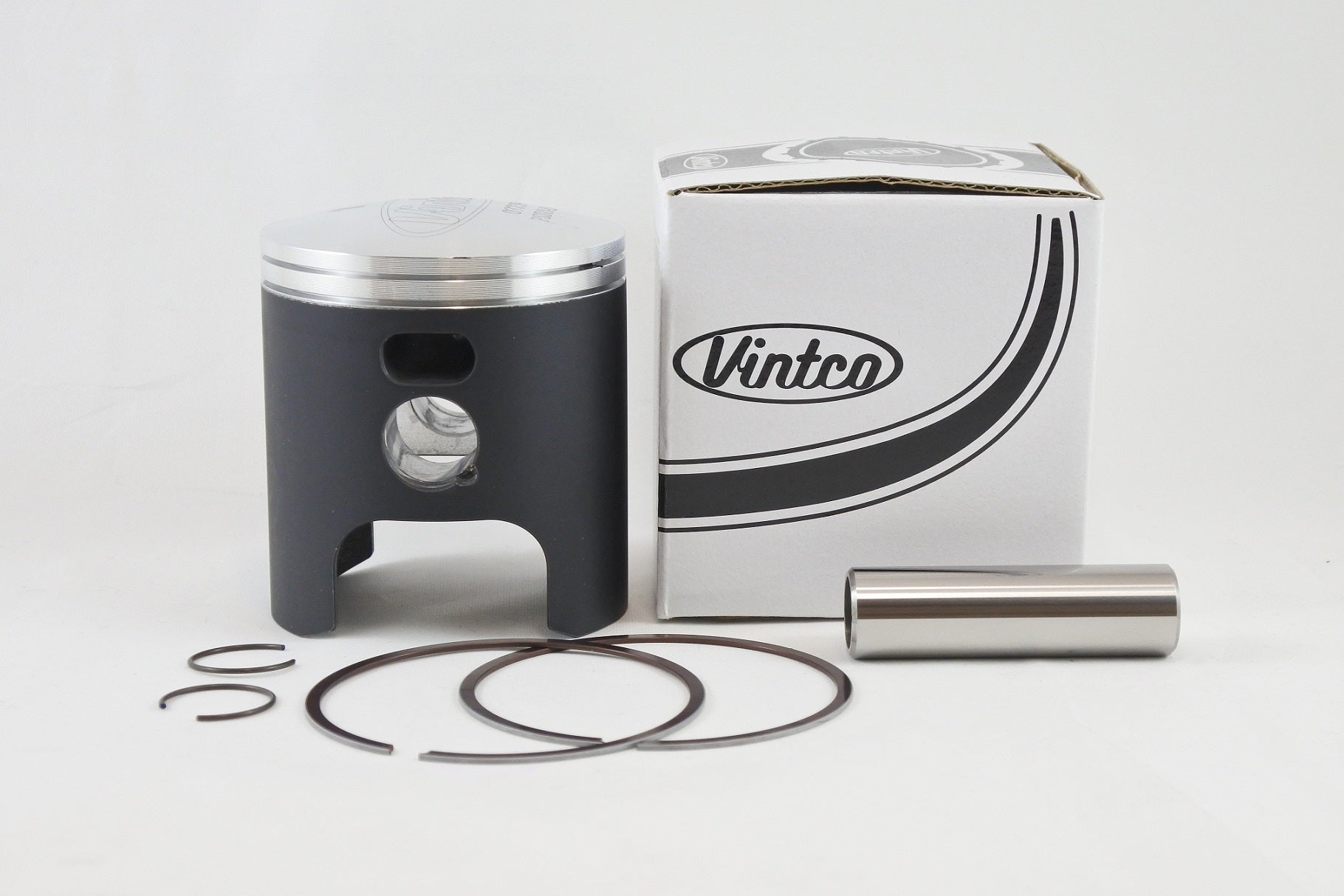 PISTON KIT 71-81 SUZUKI DS TC TS 185 66.0mm OVER VINTCO PSS11-2.0