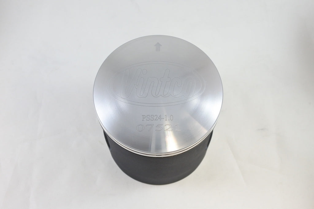 PISTON KIT 87-90 SUZUKI LT R 500 87mm +1.0mm OVER VINTCO PSS24-1.0