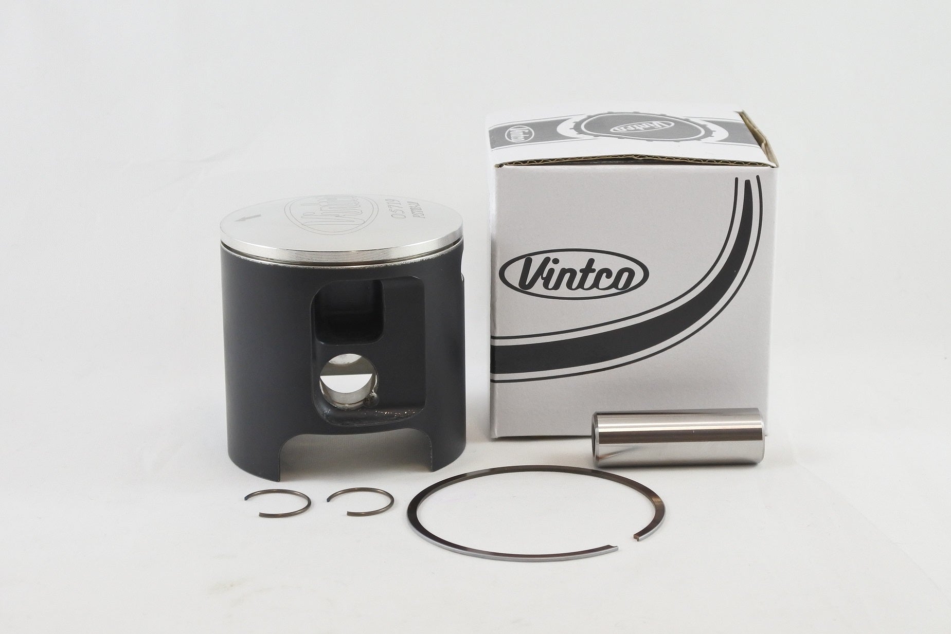PISTON KIT 77-81 KTM GS MC 175 65.5mm 2.0mm OVER VINTCO PST03-2.0