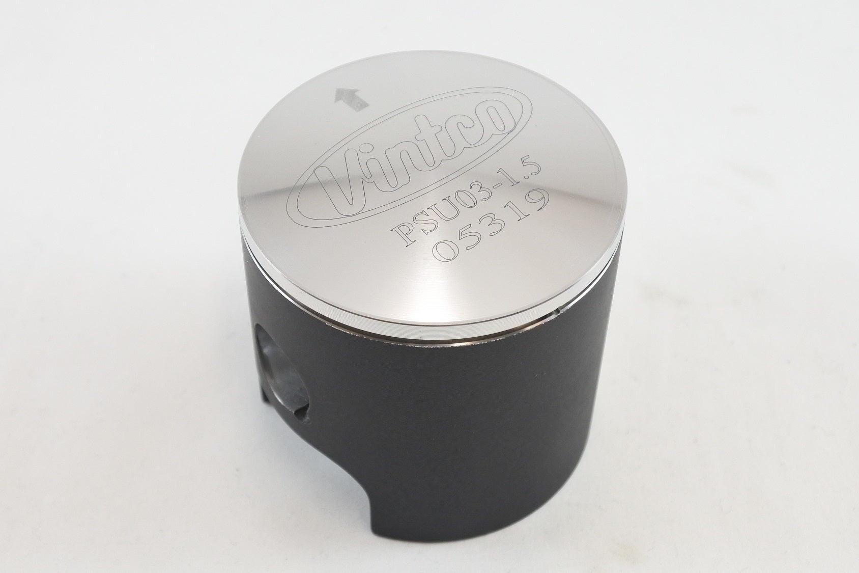 PISTON KIT 74-74 HUSQVARNA CR WR 125 56.5mm OVER VINTCO PSU03-1.5