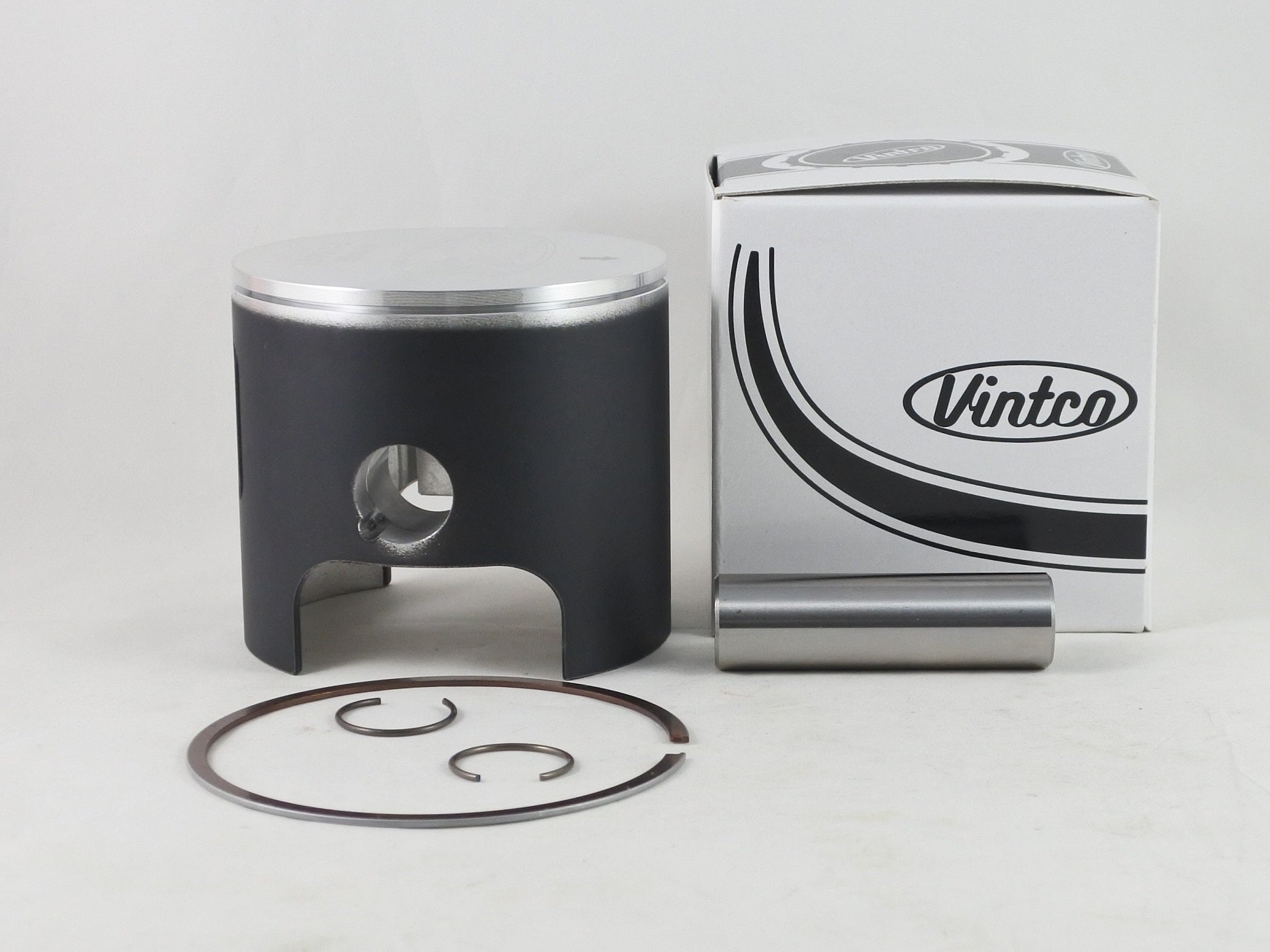 PISTON KIT 75-77 HUSQVARNA AUTO CR GP WR 360 83mm 1.0mm OVER VINTCO PSU05-1.0