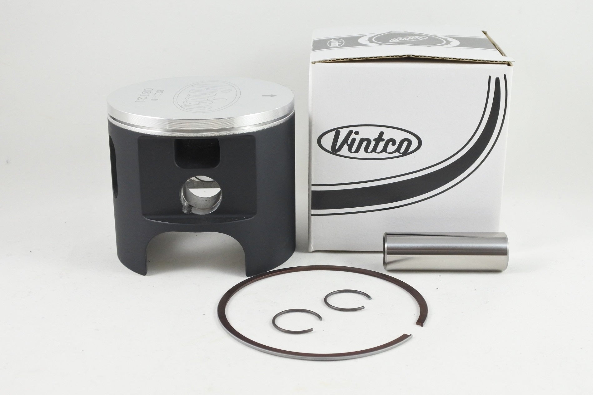 PISTON KIT 84-88 HUSQVARNA WR 430 87mm 1.0mm OVER VINTCO PSU11-1.0