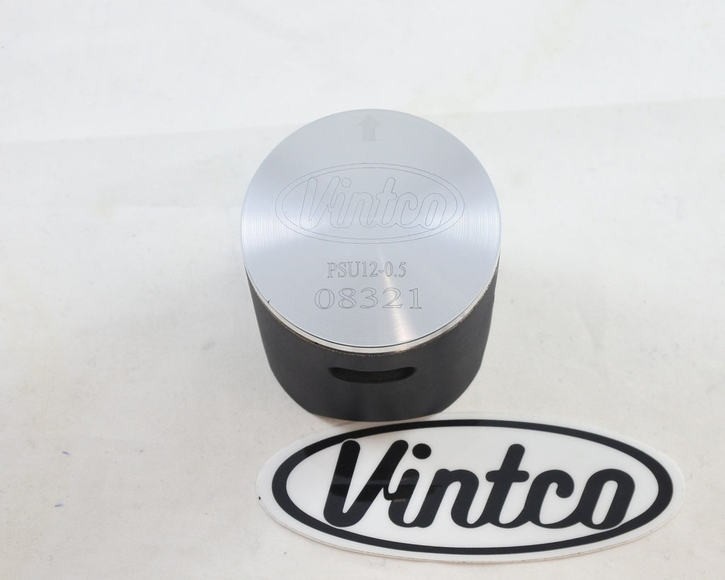 PISTON KIT 88-91 HUSQVARNA WMX 125 56.5mm 0.5mm OVER VINTCO PSU12-0.5