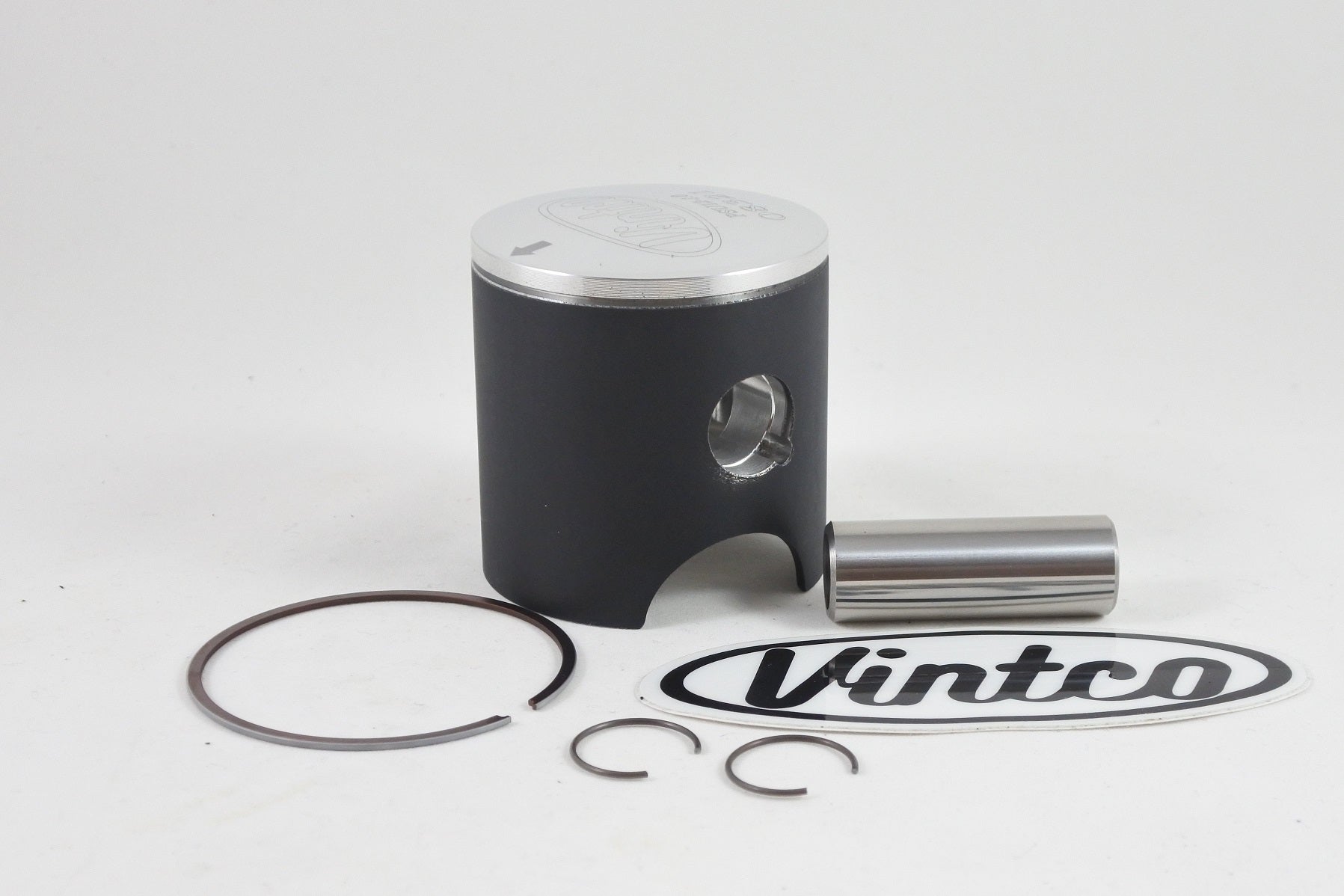 PISTON KIT 88-91 HUSQVARNA WMX 125 57mm 1.0mm OVER VINTCO PSU12-1.0