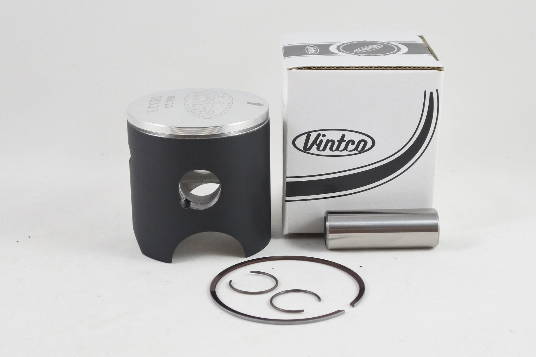 PISTON KIT 88-91 HUSQVARNA WMX 125 57mm 1.0mm OVER VINTCO PSU12-1.0