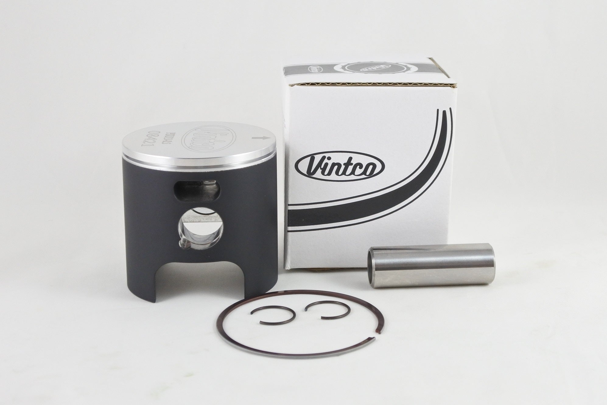 PISTON KIT 84-87 HUSQVARNA CR 125 55.5mm 0.5mm OVER VINTCO PSU13-0.5