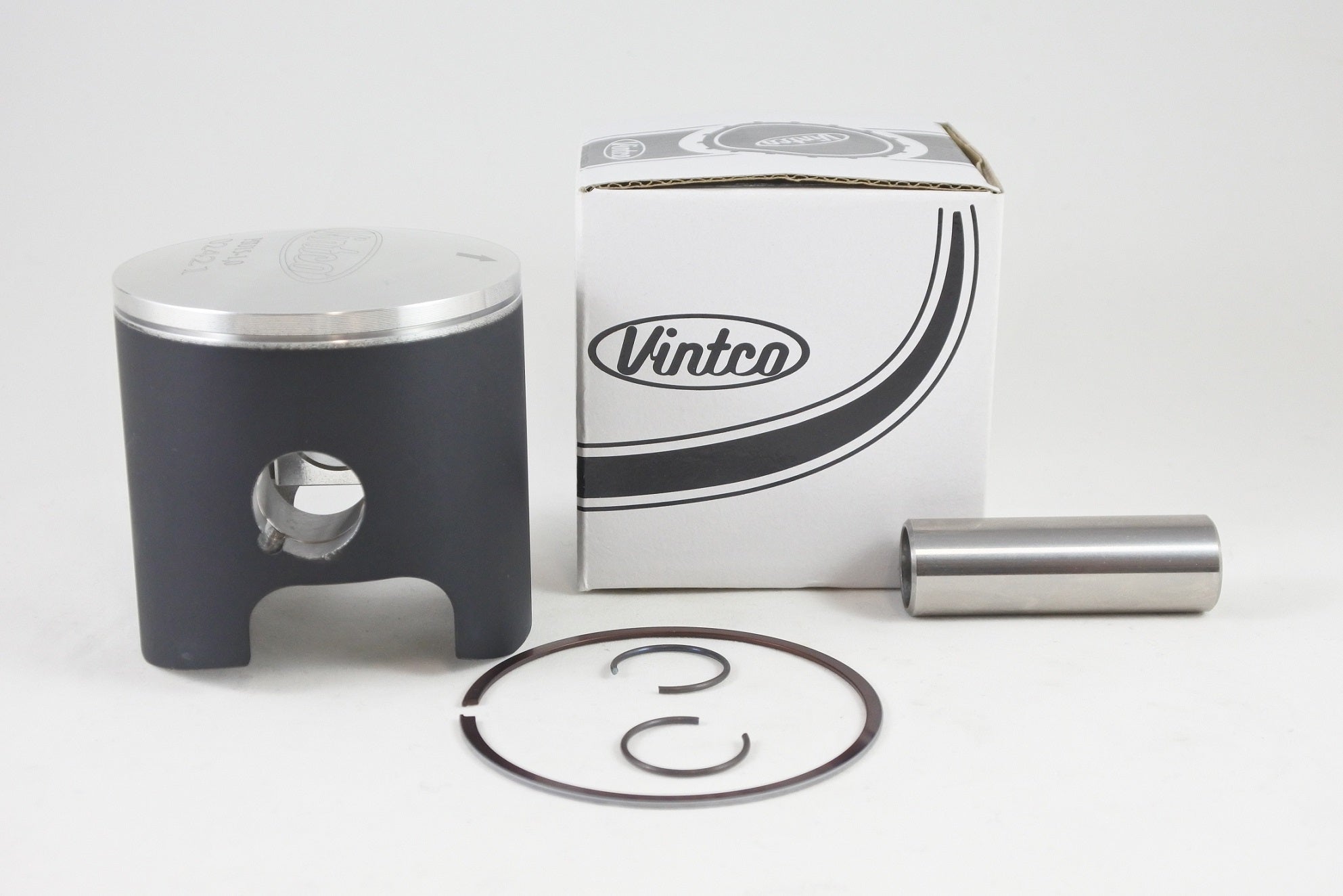 PISTON KIT 73-74 HUSQVARNA CR WR 250 70.5mm 1.0mm OVER VINTCO PSU15-1.0