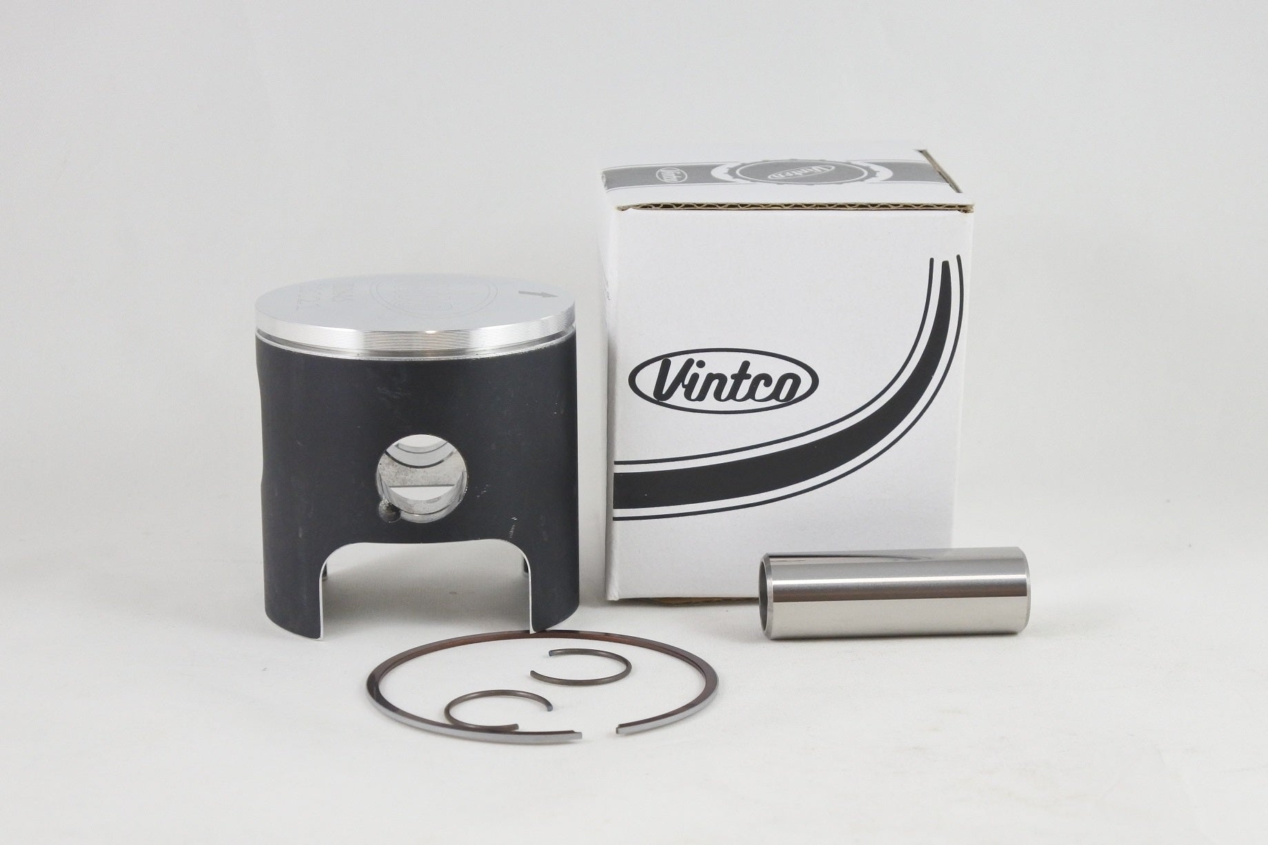 PISTON KIT 75-78 HUSQVARNA CR 125 55.5mm 0.5mm OVER VINTCO PSU16-0.5