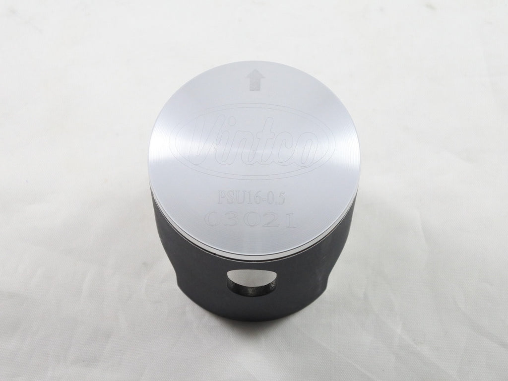 PISTON KIT 75-78 HUSQVARNA CR 125 55.5mm 0.5mm OVER VINTCO PSU16-0.5