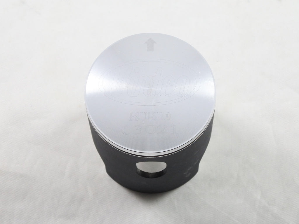 PISTON KIT 75-78 HUSQVARNA CR 125 56mm 1.0mm OVER VINTCO PSU16-1.0