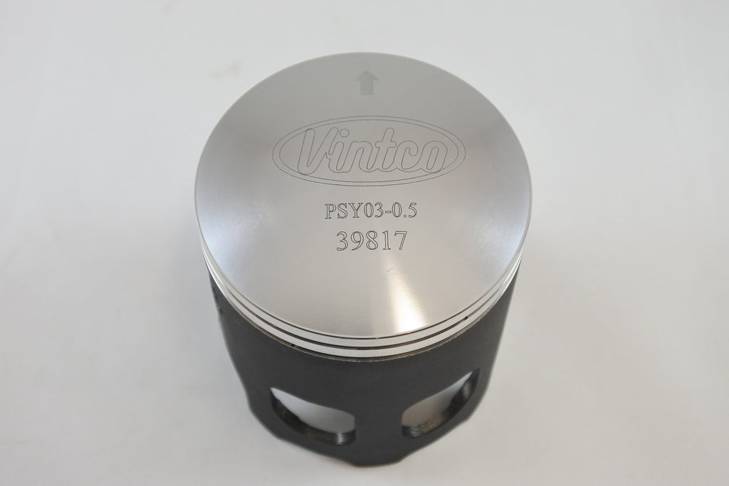 PISTON KIT 73-81 YAMAHA RD 350 400 64.5mm OVER VINTCO PSY03-0.5