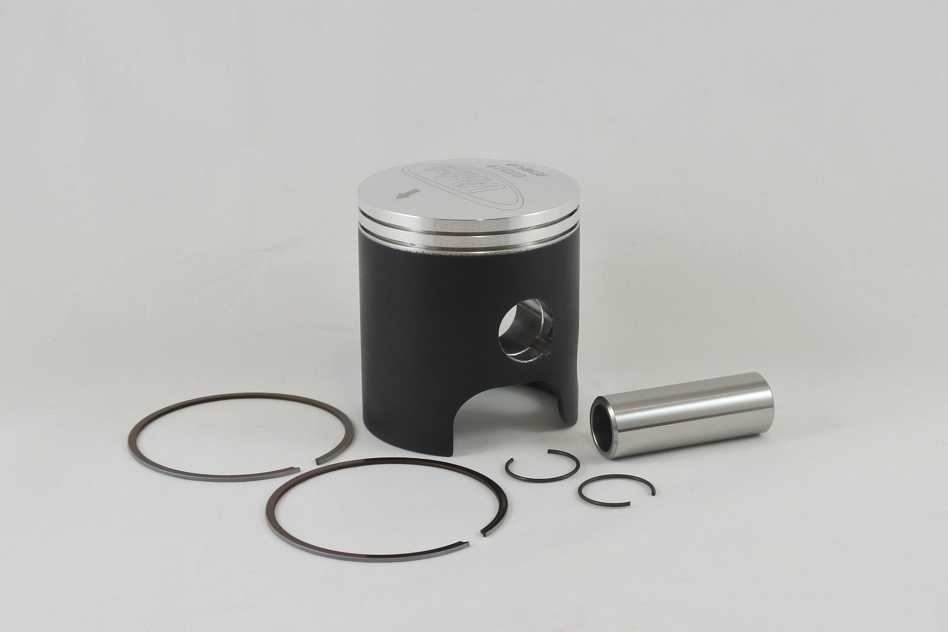 PISTON KIT 74-81 YAMAHA DT 125 57.0mm 1.0mm OVER VINTCO PSY07-1.0