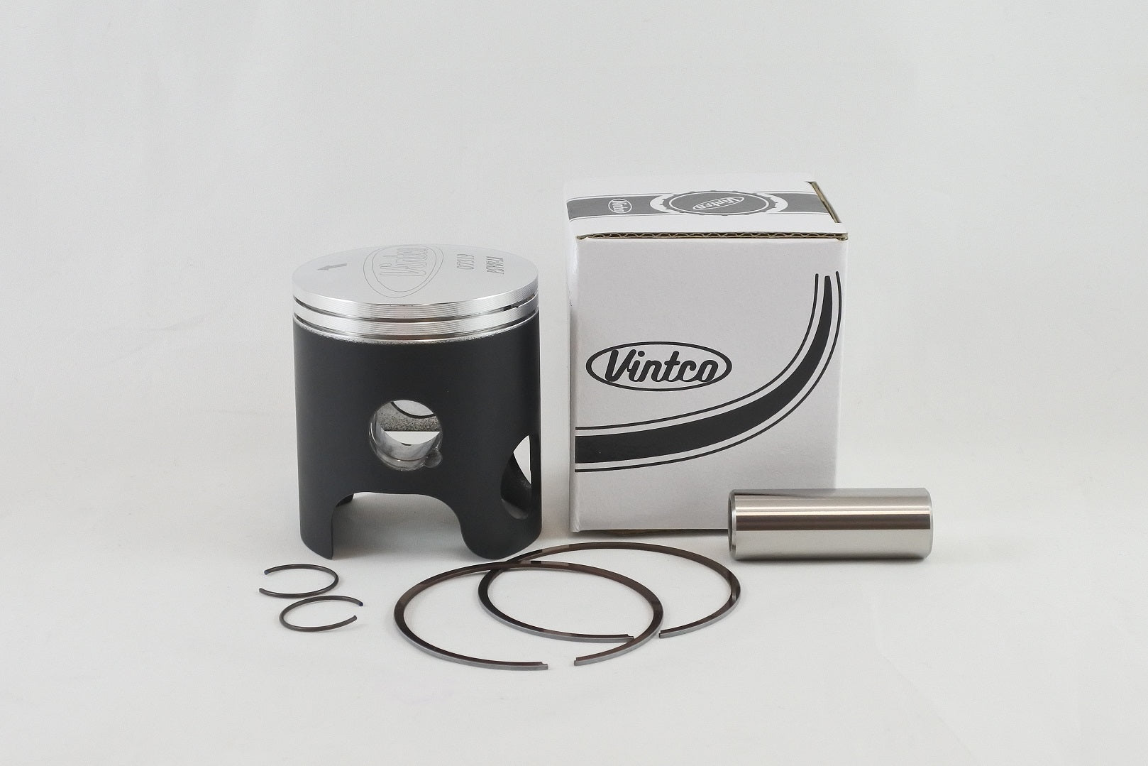 PISTON KIT 74-81 YAMAHA DT 125 57.0mm 1.0mm OVER VINTCO PSY07-1.0
