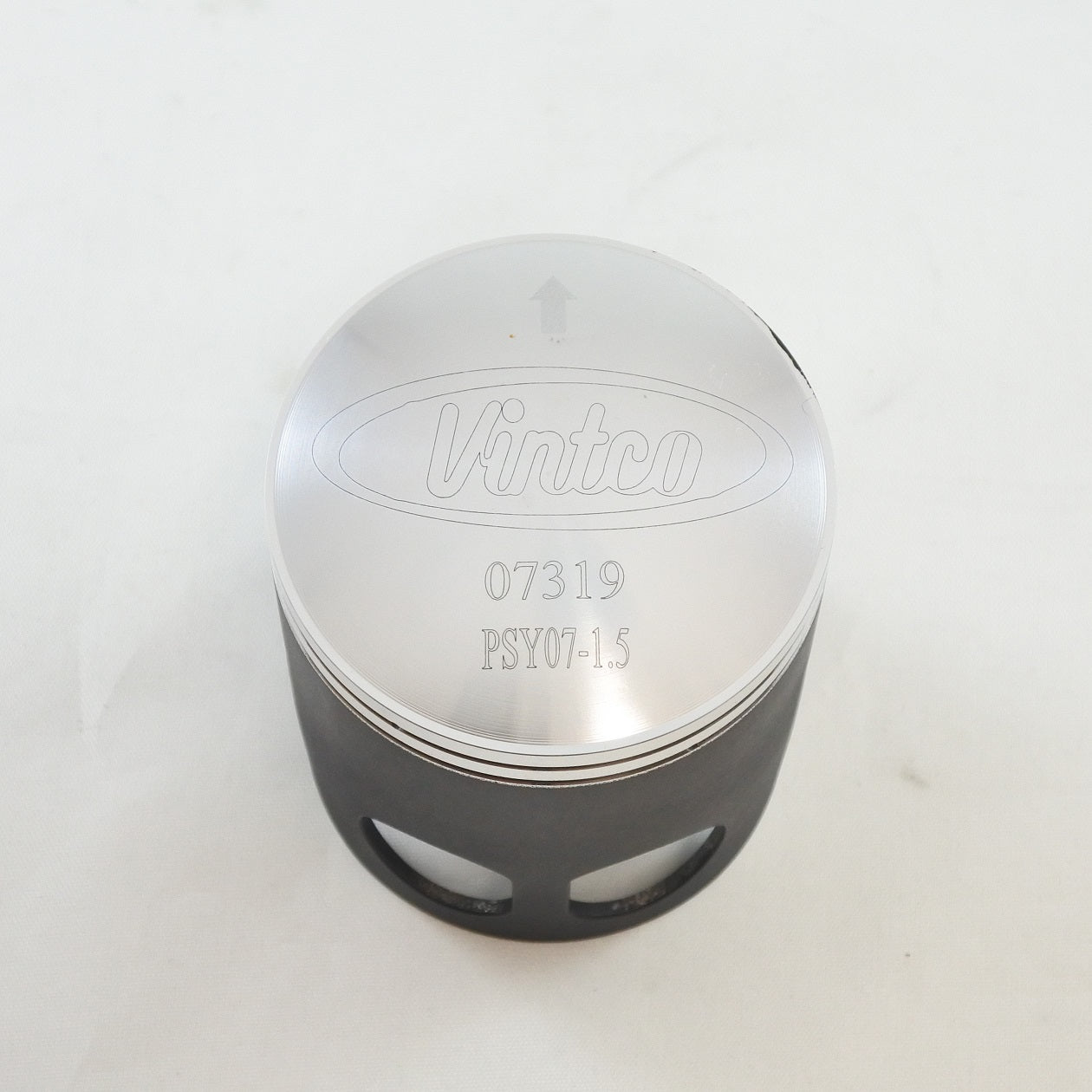 PISTON KIT 74-81 YAMAHA DT 125 57.5mm 1.5mm OVER VINTCO PSY07-1.5