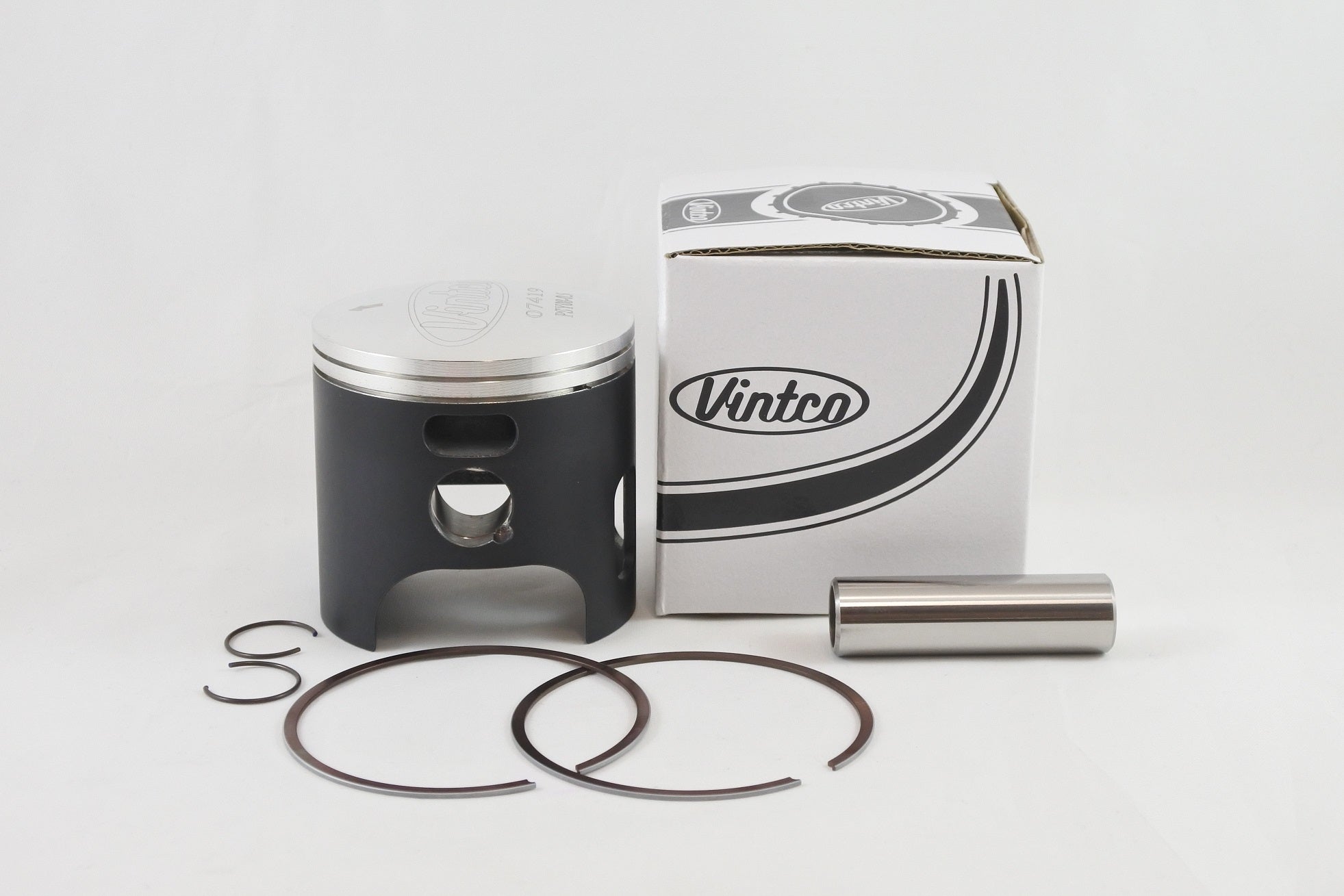 PISTON KIT 76-81 YAMAHA YZ IT 175 66.5mm 0.5mm OVER VINTCO PSY08-0.5