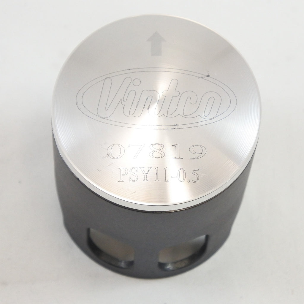 PISTON KIT 76-80 YAMAHA YZ 80 49.5mm 0.5mm OVER VINTCO PSY11-0.5