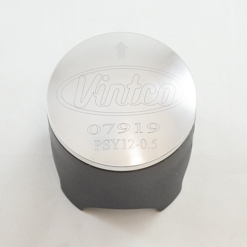 PISTON KIT 81-81 YAMAHA YZ 80 49.5mm 0.5mm OVER VINTCO PSY12-0.5