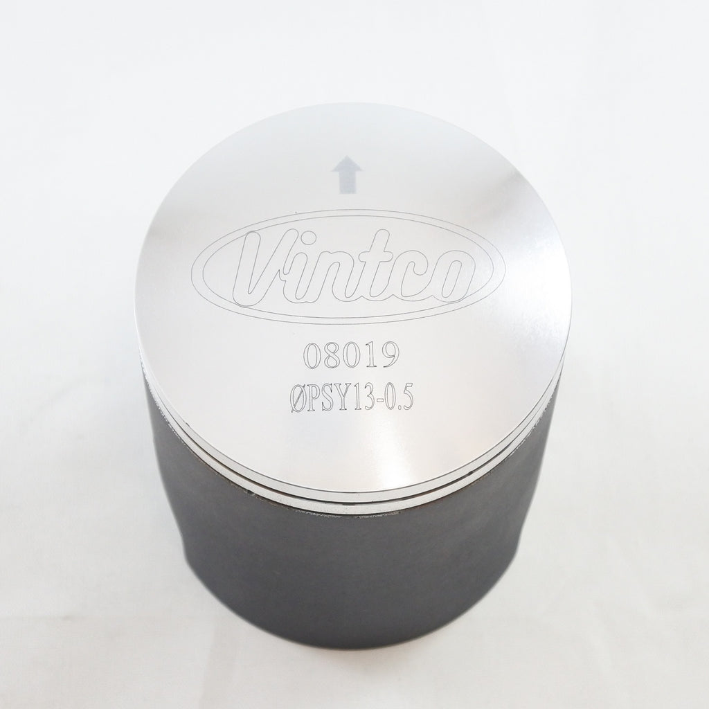 PISTON KIT 73-75 YAMAHA R5 350 64.5mm 0.5mm OVER VINTCO PSY13-0.5