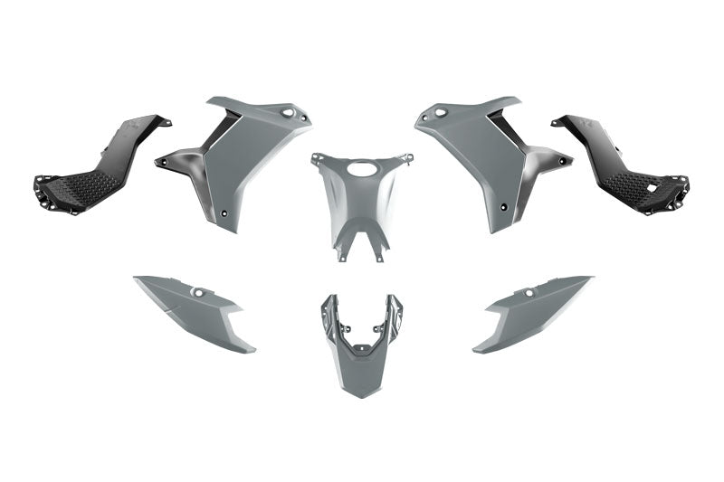 PLASTIC KIT YAMAHA TENERE 700 2025 R-TECH R-KITT70-GR1-025 GREY & BLACK
