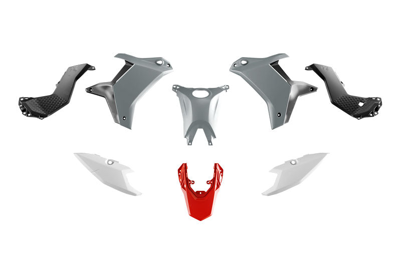 PLASTIC KIT YAMAHA TENERE 700 2025 R-TECH R-KITT70-GR2-025 GREY & WHITE & RED & BLACK