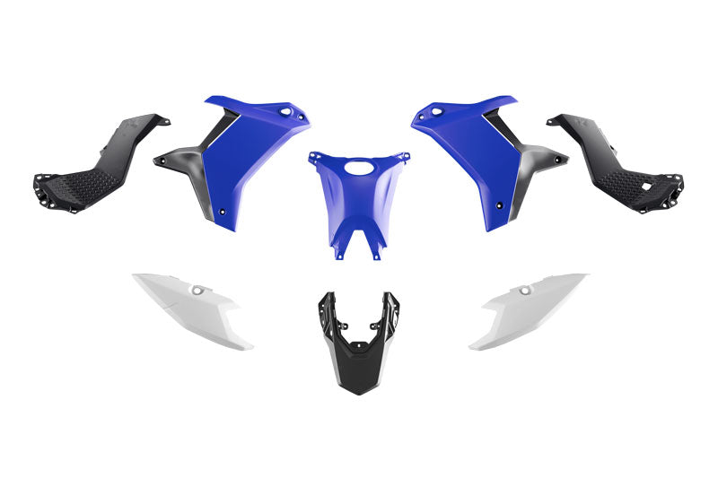 PLASTIC KIT YAMAHA TENERE 700 2025 R-TECH R-KITT70-OEM-025 BLUE & WHITE & BLACK