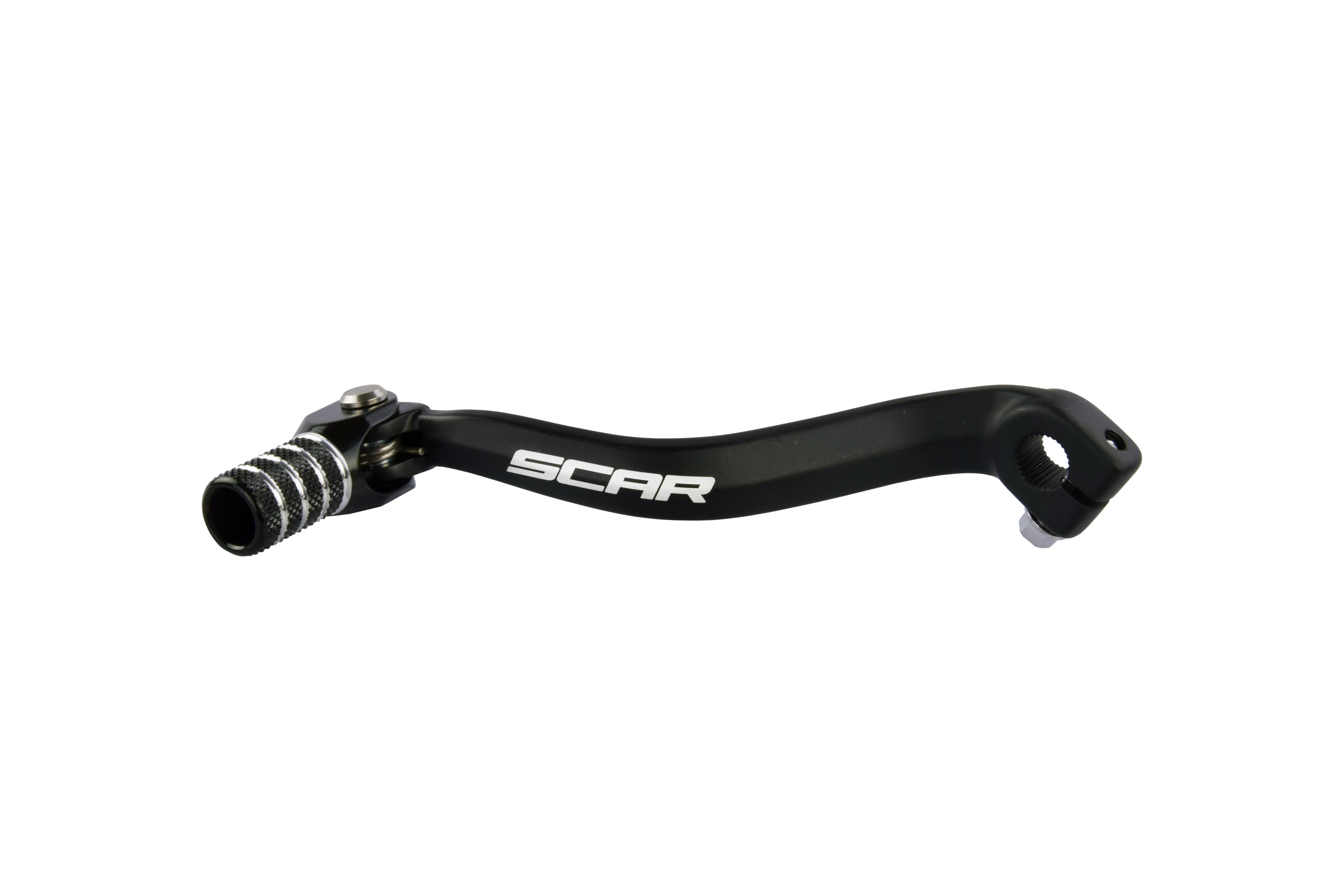 GEAR SHIFT LEVER BLACK TIP 81-26 KAWASAKI KX 80 85 SCAR GSL207