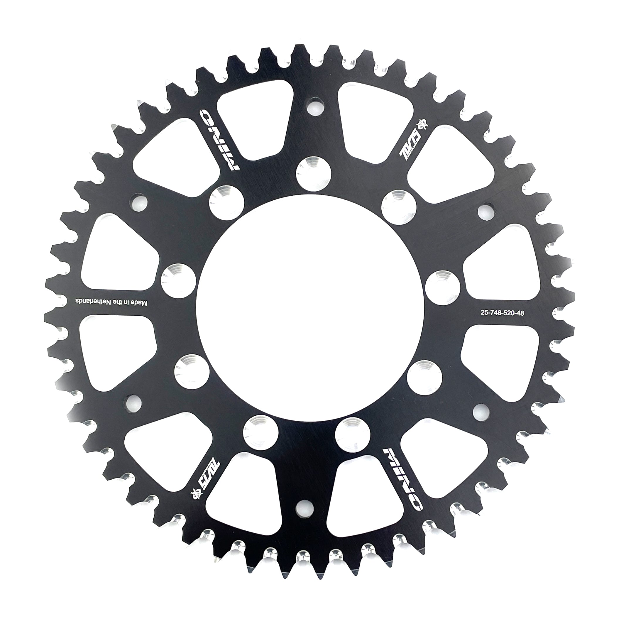 REAR SPROCKET ALLOY TM RACING 98-26 MINO 25-748-48 348-520-48 BLACK