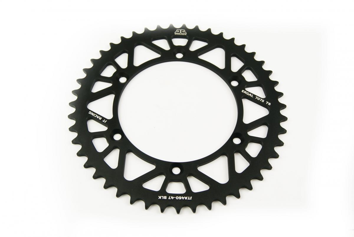 REAR SPROCKET ALLOY BLACK 460, JTA460.46BLK 7075-T6 Aluminium