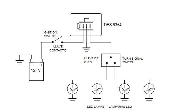 FLASHER RELAY UNIT DZE DES 9359, 90511030000