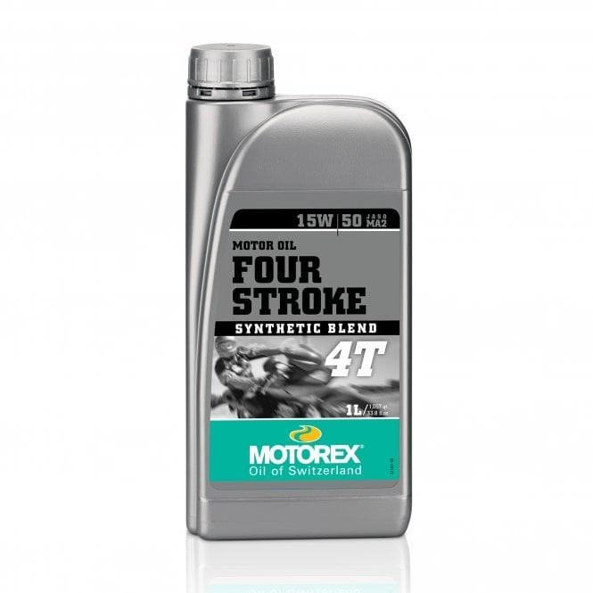 1LT FOUR STROKE SEMI 15W/50W 1LT, MOTOREX 7301092
