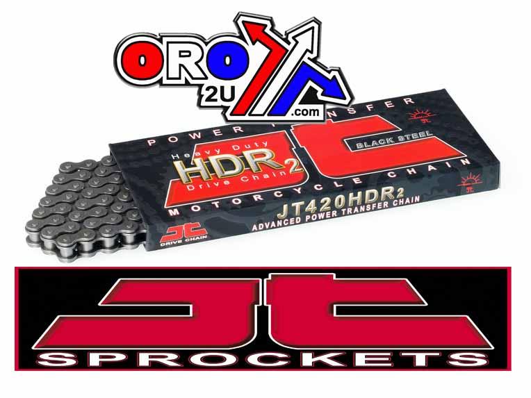 DRIVE CHAIN HEAVY DUTY 420HDR 124L BLACK JTC420HDR124SL