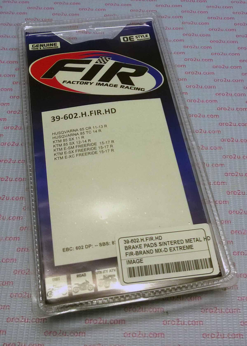 BRAKE PADS SINTERED METAL HD, MX-D EXTREME, BP264DDDB