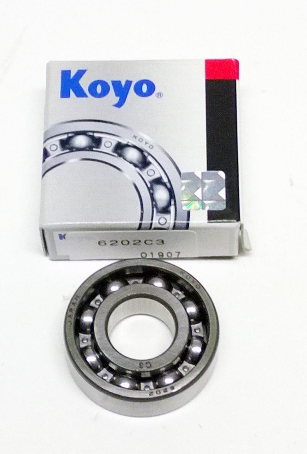 BEARING 6202 C3 KOYO OPEN 15x35x11 SIZE MADE IN JAPAN PROX 23.6202C3 EACH