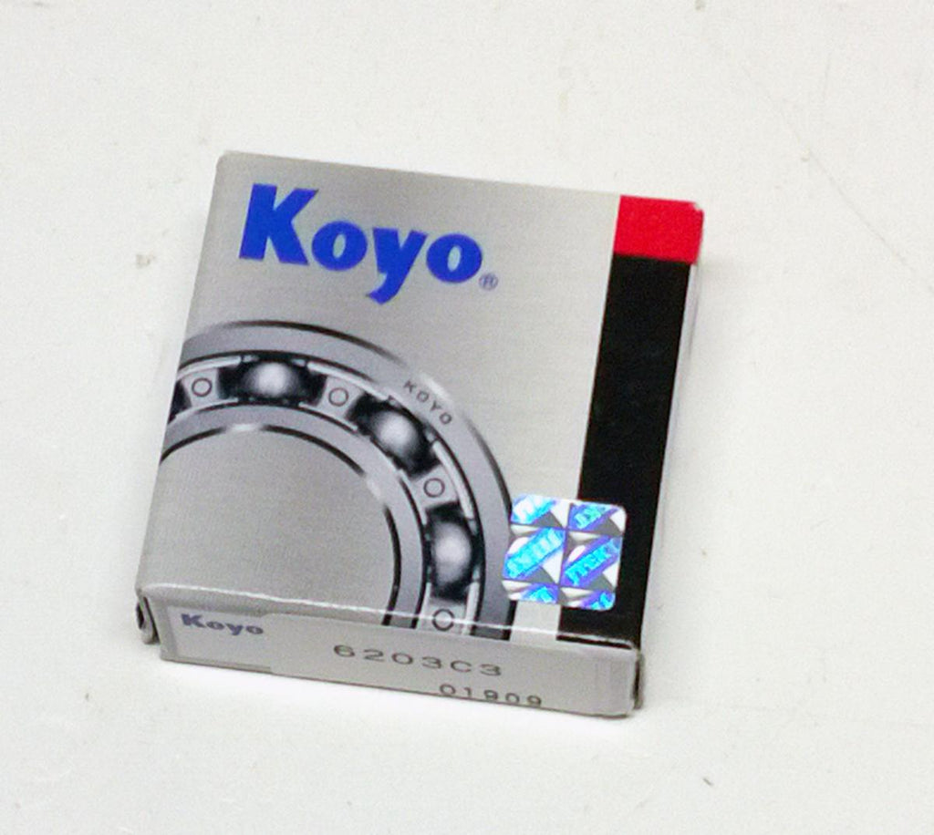 BEARING 6203 C3 KOYO 17x40x12 OPEN 23.6203C3 MADE IN JAPAN EACH