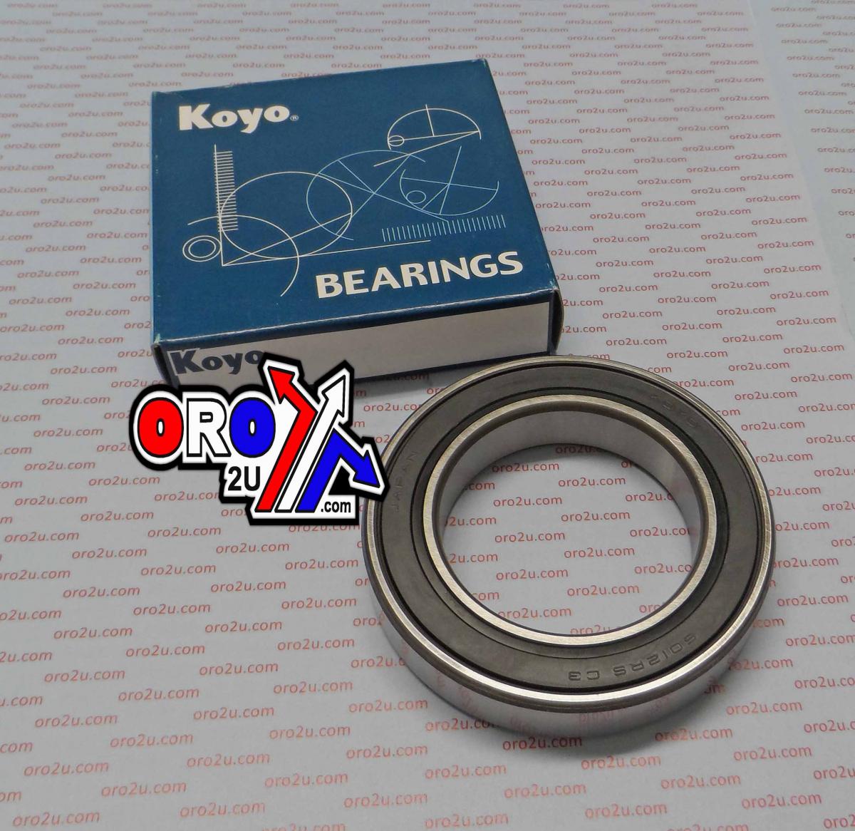 BEARING 6012 2RS C3 KOYO 60x95x18 SIZE SEALED MADE IN JAPAN EACH
