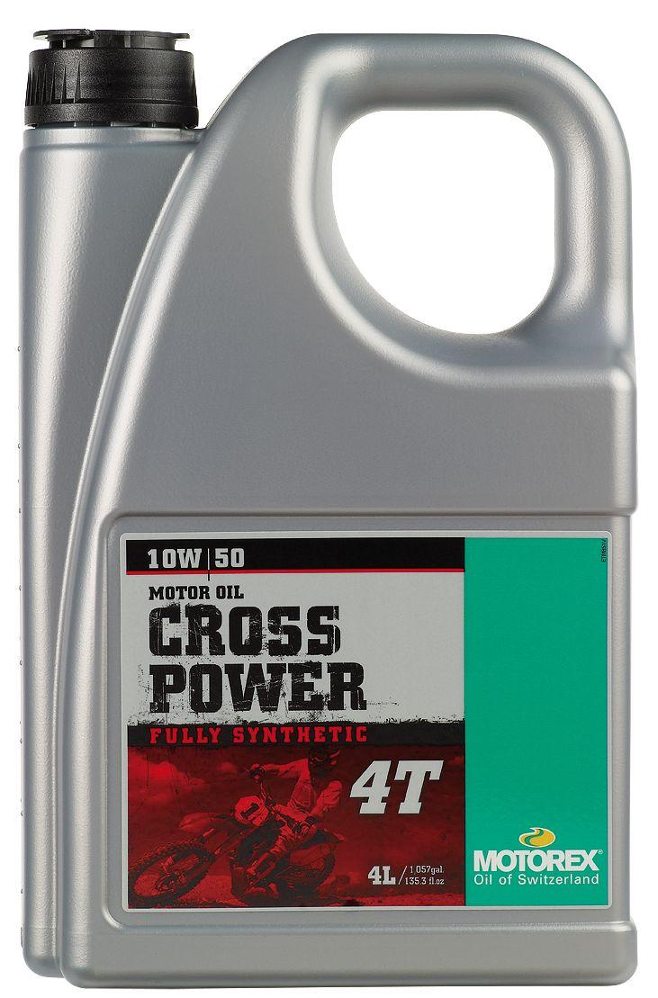 OIL CROSSPOWER 4T 10/50W 4LT, MOTOREX 7300019,
