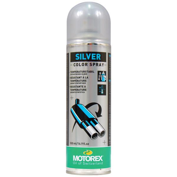 500ml SILVER HI TEMP PAINT, MOTOREX 7300807